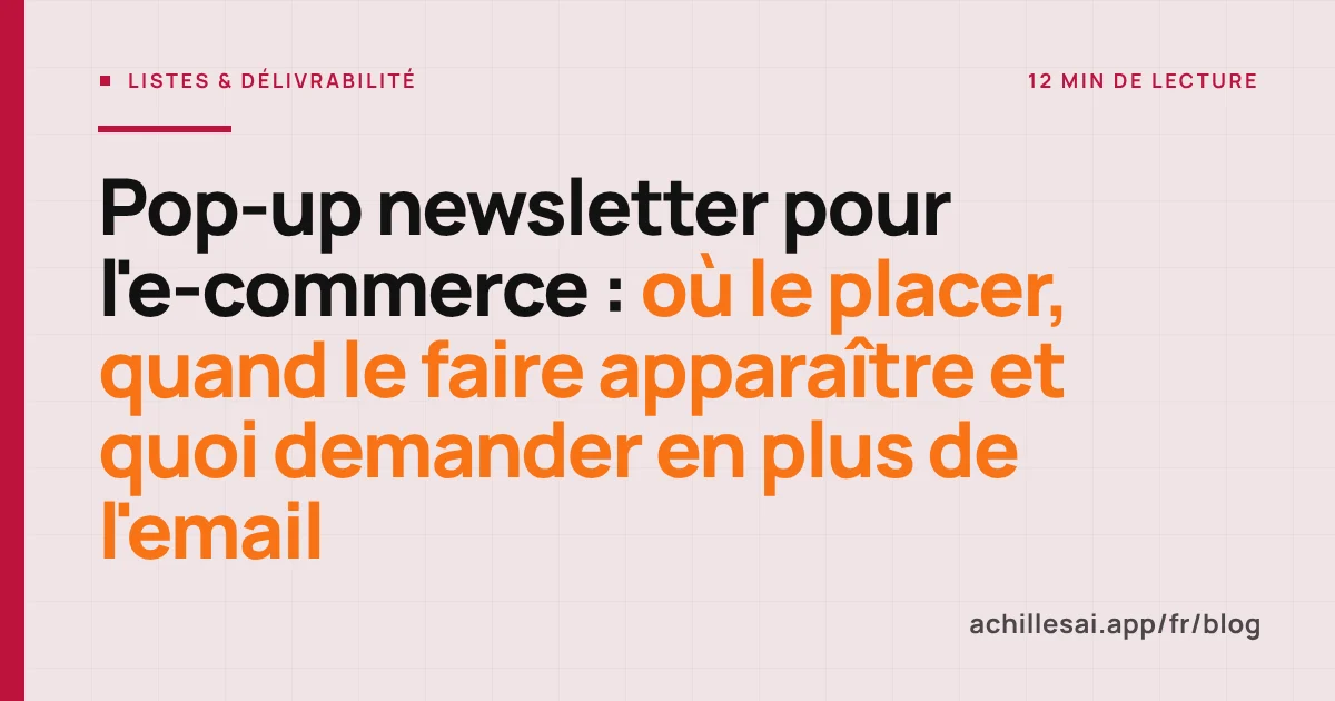 Pop-up d'inscription à la newsletter sur un smartphone, divisé en étapes : un clic, l'email, le numéro WhatsApp et le code de réduction