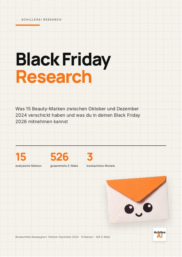 Black Friday Research: Was 15 Beauty-Marken verschickt haben