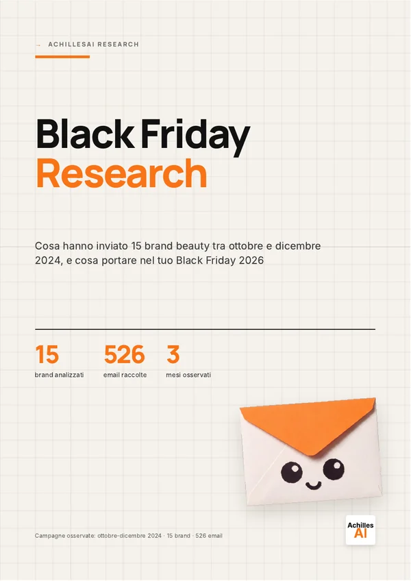 Black Friday Research: cosa hanno inviato 15 brand beauty